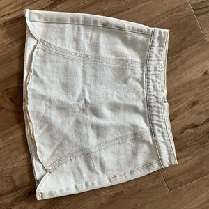 PacSun Cream Mini Skirt